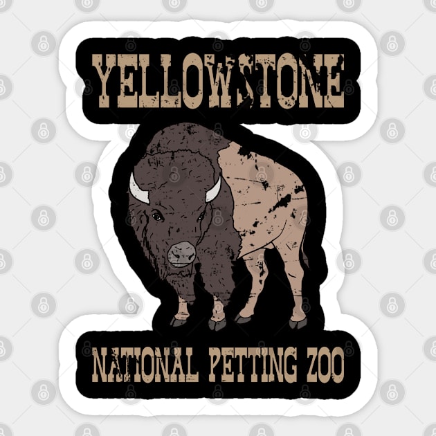 Yellowstone Petting Zoo Sticker by Cashmoney69